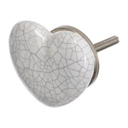 Керамическая ручка для мебели BlumenHaus Сердце