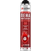 Огнестойкая профессиональная монтажная пена Ultima Pro 65