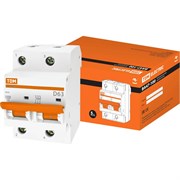 Автомат TDM ELECTRIC ВА47-100 2Р, 63 А, 10 кА, D