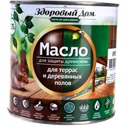 Масло для террас и деревянных полов Здоровый дом Лк-00009553