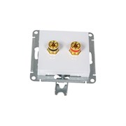 Двухместная аудиорозетка Systeme Electric AtlasDesign