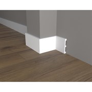 Ударопрочный влагостойкий напольный плинтус под покраску Decor-Dizayn DD709