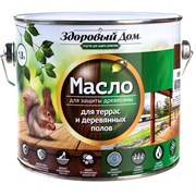 Масло для террас и деревянных полов Здоровый дом Лк-00009554