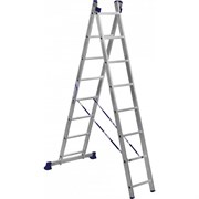 Двухсекционная универсальная алюминиевая двухсекционная лестница Алюмет H2 5208