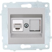 Механизм компьютерной 1-местной розетки rj45 OVIVO CAT6