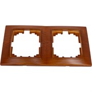 Двухместная вертикальная рамка Lezard MIRA