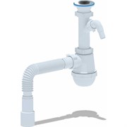 Бутылочный сифон для умывальника мойки АНИ пласт A1015