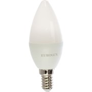 Лампа светодиодная Eurolux LL-E-C37-5W-230-4K-E14
