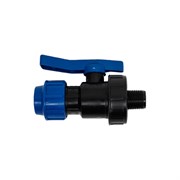 Компрессионный кран для ПЭ труб Lammin Lm34105020015