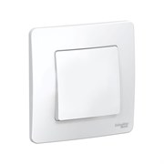 Одноклавишный переключатель Systeme Electric BLANCA