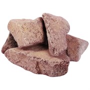 Малиновый обвалованный камень Банные Штучки Кварцит