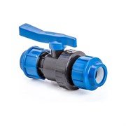 Компрессионный кран для ПЭ труб Lammin Lm34101020020