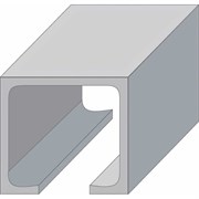 Верхняя направляющая для раздвижных дверей PALLADIUM N1