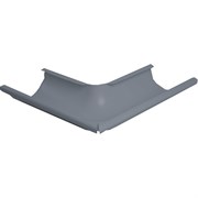 Наружный круглый двусторонний угол желоба Nika В0000019154