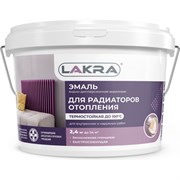 Акриловая эмаль для радиаторов отопления Лакра 90003485890
