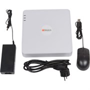 Четырехканальный ip-регистратор HiWatch ds-n204p(c)
