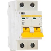 Автомат IEK ВА47-29 2п, C, 25А, 4.5кА