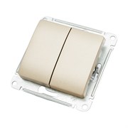 Двухклавишный механизм переключателя Systeme Electric GLOSSA
