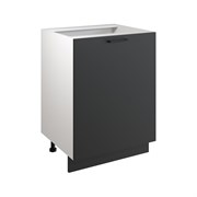 Шкаф - стол Атмосфера 60см Simple Н600 Антрацит/ Белый