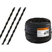 Ретро провод TDM ELECTRIC Эко 2х1,5 витой ГОСТ черный (20м)