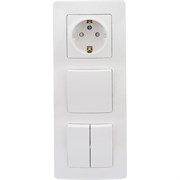 Розетка и выключатель Systeme Electric Blanca