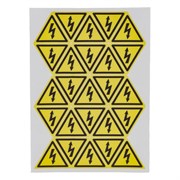 Наклейка REXANT знак электробезопасности Опасность поражения электротоком