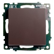 1-клавишный переключатель Stekker GLS10-7105-04 серия Катрин