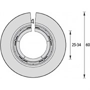 Универсальный обвод для труб Ideal ОТ25-34-Ф2 001 БЕЛ