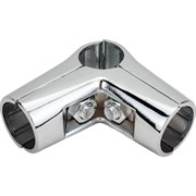 Угловой соединитель трех труб TECH-KREP хром