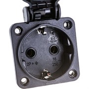 Панельная розетка IEK MAGNUM SCHUKO РП14-3