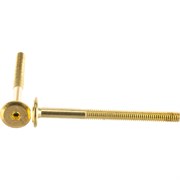 Латунированный мебельный винт Европартнер М6х70 16 шт.