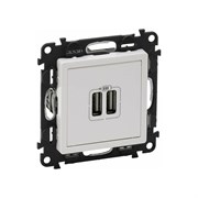 Двойная USB розетка Legrand Valena Life