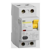 Узо IEK ВД1-63 2п, AC, 16А, 10мА