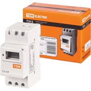 Электронный таймер TDM ТЭ15М-1мин/7дн-32on/off-30А-DIN