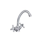 Двуручный смеситель для мойки/умывальника Славен СЛ-ДВ-О11