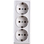 Трехместная розетка Generica РС23-3-ОБ ОКТАВА