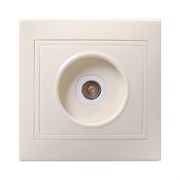 Одноместная телевизионная розетка Generica КВАРТА