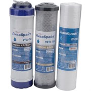 Комплект картриджей для очистки воды Аквабрайт К-1 СТАНДАРТ