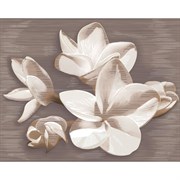 Панно Azori Ceramica 50.5x40.2 см, amati plumeria alba