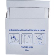 Одноразовые покрытия на унитаз PATERRA 104-019