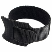 Хомуты-липучки 125x11 мм, на основе ленты Velcro, CABLEXPERT, черные (12 шт.), VT-125x11BK
