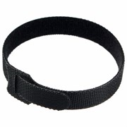 Хомуты-липучки 200x11 мм на основе ленты Velcro, CABLEXPERT, черные (12 шт.), VT-200x11BK