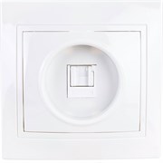 Одноместная компьютерная розетка Generica КВАРТА