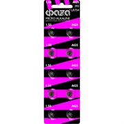 Марганцево-цинковые часовые батарейки ФАZА AG 5 LR 754 BL-10