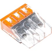 Трехпроводная соединительная клемма для быстрого монтажа WAGO 2273-243