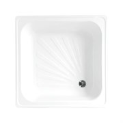 Квадратный стальной поддон Loranto 77018