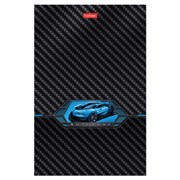 Блокнот А5 96 л., на скобе, картон, клетка, глянцевая ламинация, HATBER, AutoCarbon, 086107, 96Б5лВ1_29380