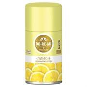 Сменный баллон для автоматических освежителей 250 мл, DO-RE-MI "Лимон", сухое распыление, СИБИАР, 5-02.03.011.24