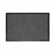 Коврик придверный 90х150 см, СЕРЫЙ, влаго-грязезащитный, 300 г/м2, мелкий рубчик, PRIMILA (ПРИМИЛА) STANDARD, 701021