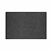 Коврик придверный 80х120 см, СЕРЫЙ, влаго-грязезащитный, 450 г/м2, ребристый, PRIMILA (ПРИМИЛА) EXTRA, 701025